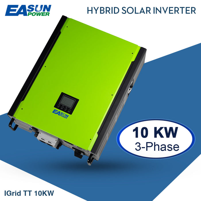 EASUN POWER 10KW Solar Inverter 48V 380V Grid Tie Inverter 3 Phase On Grid Off Grid Inverter With Max Solar Power 14850W MPPT-EASUN POWER Official Store