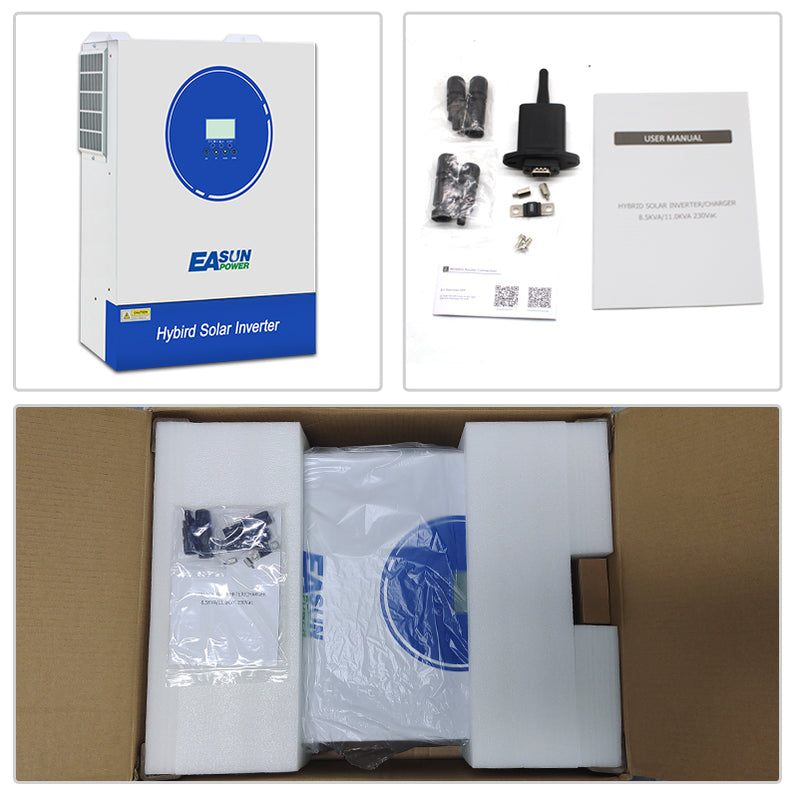 EASUN 11KW Off Grid Inverter Build-in MPPT 120A 160A With Wifi Accept ...