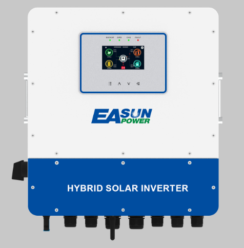 Easun 6kW 48V Hybrid Solar Inverter Dual MPPT Battery-Feedin IP65 WiFi ...