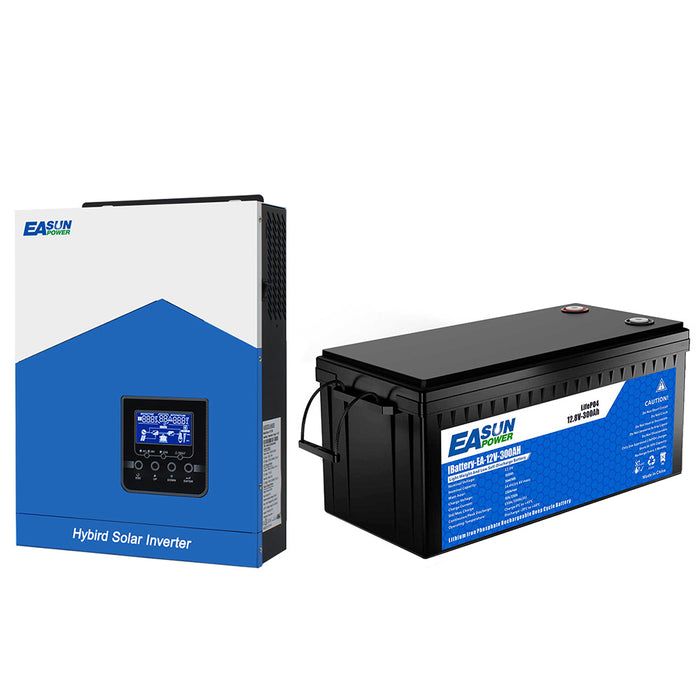 Easun Power 2.2KW Solar Inverter 12V 220V Off Grid Inverter 80A MPPT Solar Controller With WIFI