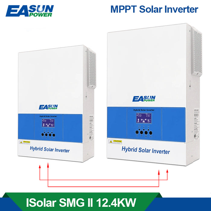 Easun Power 12.4KW Off Grid Wechselrichter 120A MPPT Solarladeregler mit WLAN