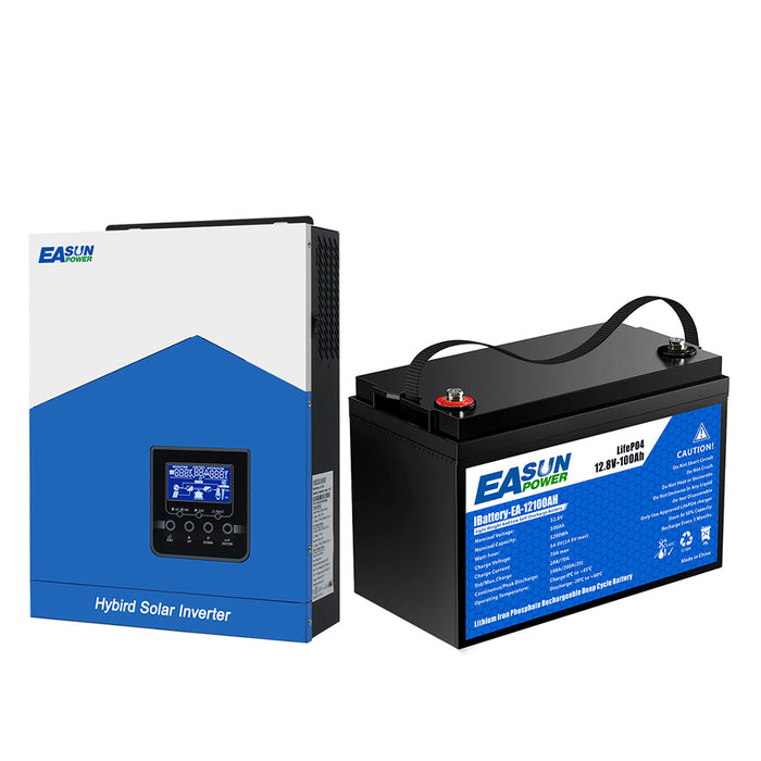 Easun Power 2.2KW Solar Inverter 12V 220V Off Grid Inverter 80A MPPT Solar Controller With WIFI