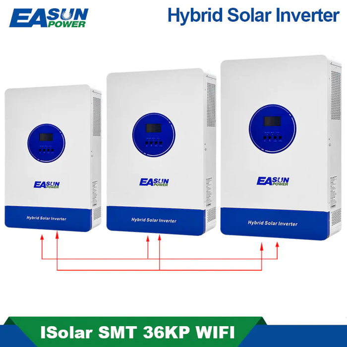 EASUN 11KW Off Grid Inverter Build-in MPPT 160A With Wifi Accept No Battery Work
