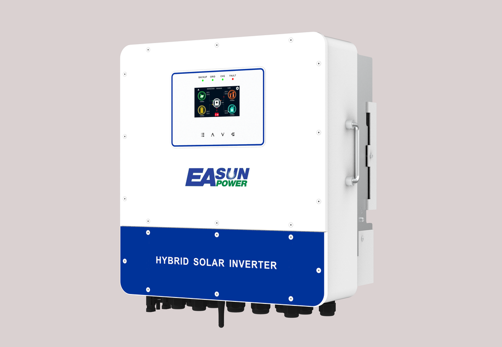 Easun 6kW 48V Hybrid Solar Inverter Dual MPPT Battery-Feedin IP65 WiFi