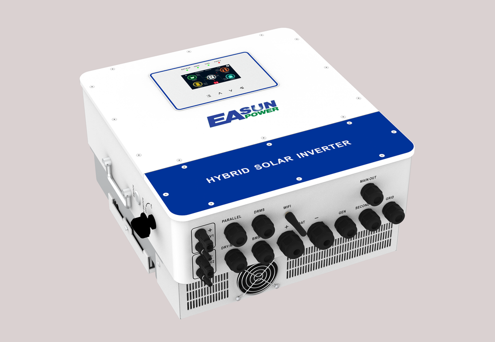 Easun 6kW 48V Hybrid Solar Inverter Dual MPPT Battery-Feedin IP65 WiFi