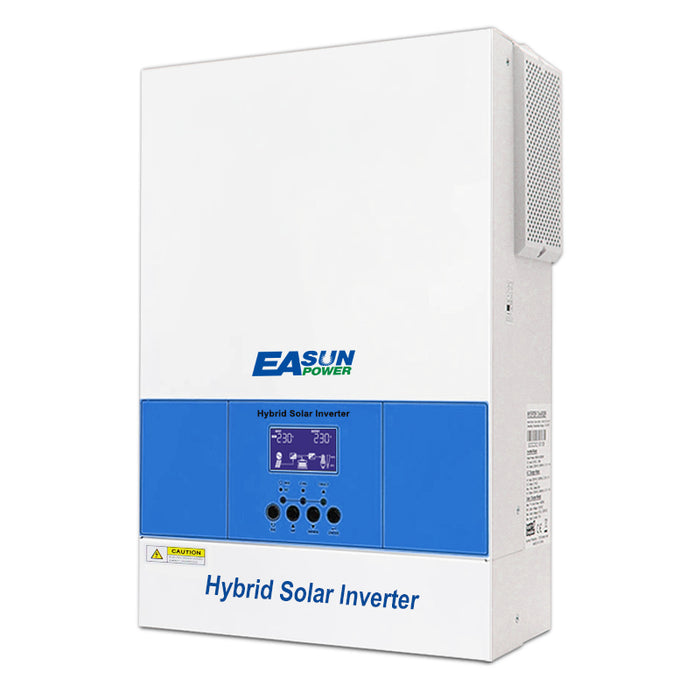 EASUN Solar Inverter 12400W MPPT 220V 48V 12.4KW PV 6500W 500VDC Input Support Parallel Inverter Built-In 120A Solar Charger With WIFI