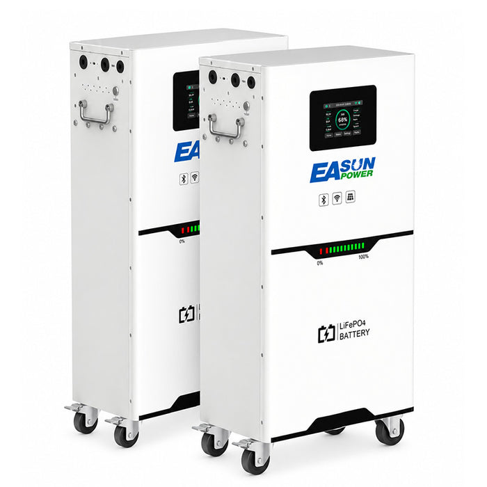 [0% VAT] Easun Power 51.2V 300Ah LiFePO4 Battery 15KW Touch Screen