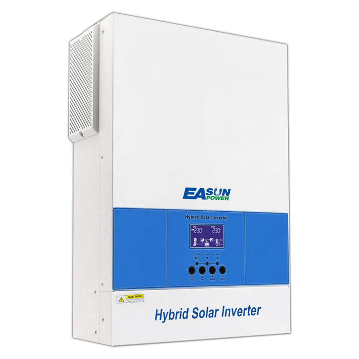 EASUN POWER 5,6 kW Solar-Wechselrichter PV-Eingang 500 VDC 5500 W Leistung MPPT 100 A Ladegerät 220 VAC 48 VDC reiner Sinuswellen-Wechselrichter mit WLAN