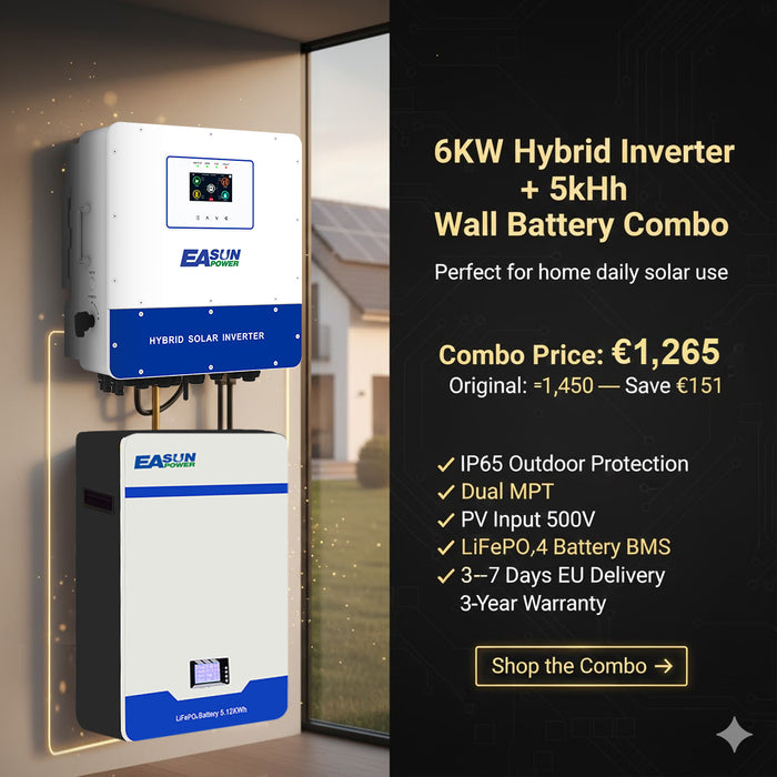 [0% Vat] Easun Power 51.2.V 100AH LiFePO4 Battery with BMS