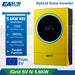 EASUN POWER Hybrid grid Inverter 5.6KW 230vac MPPT 120A Solar Charger PV Input 6000W 450vdc LED Ring Lights Touchable Button Ship From EU-EASUN POWER Official Store
